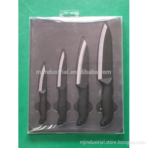 Hottest ECO-friendly ABS+TPR handle ceramic knife set